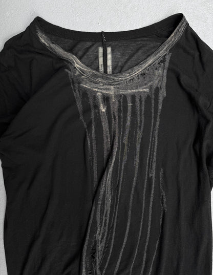 Rick Owens SS07 “DRAKE” Vomit Bleached Sheer T-shirt