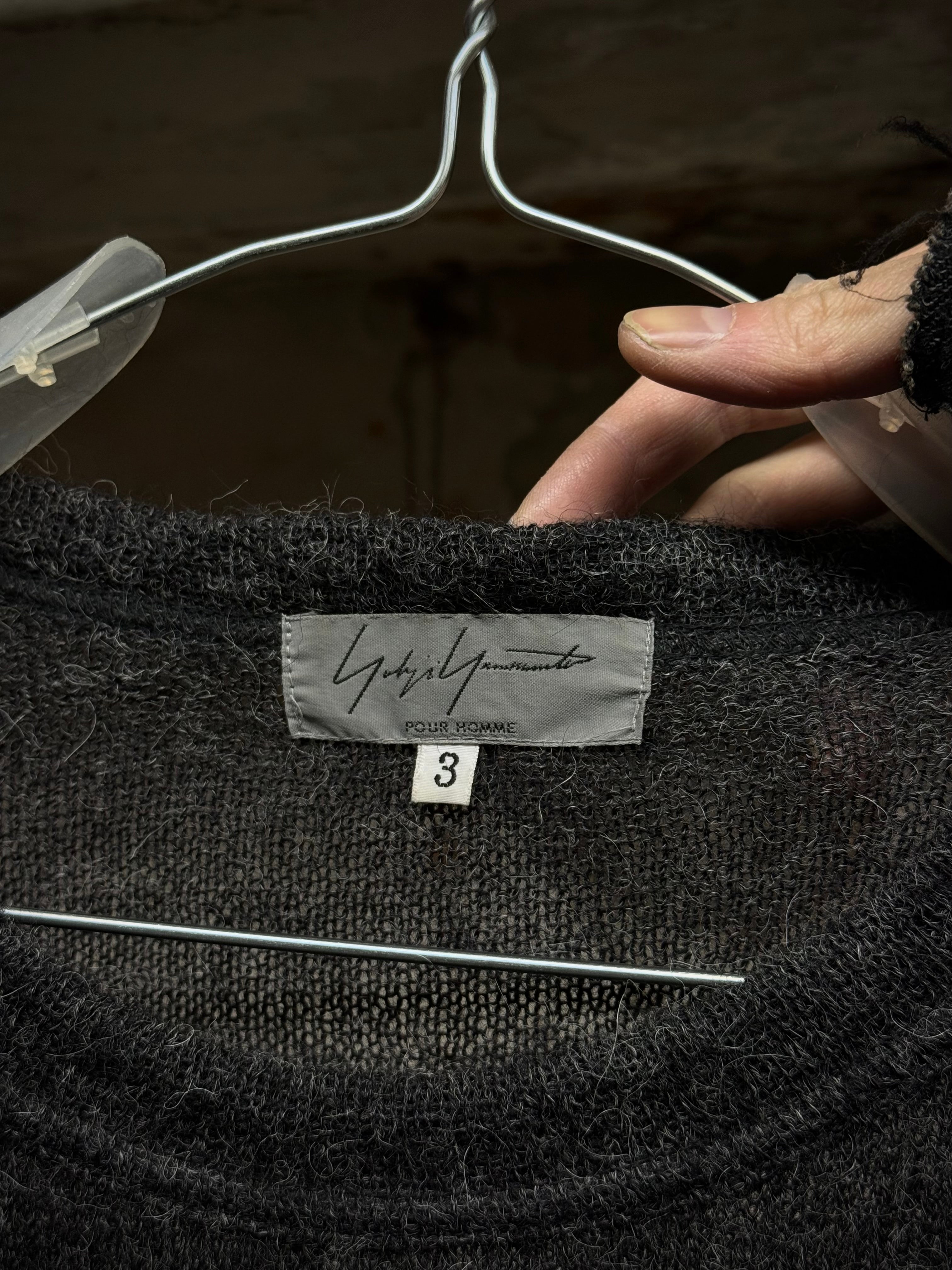 Yohji Yamamoto AW04 Burnt Alpaca Knit Sweater | Archive – DRIEW