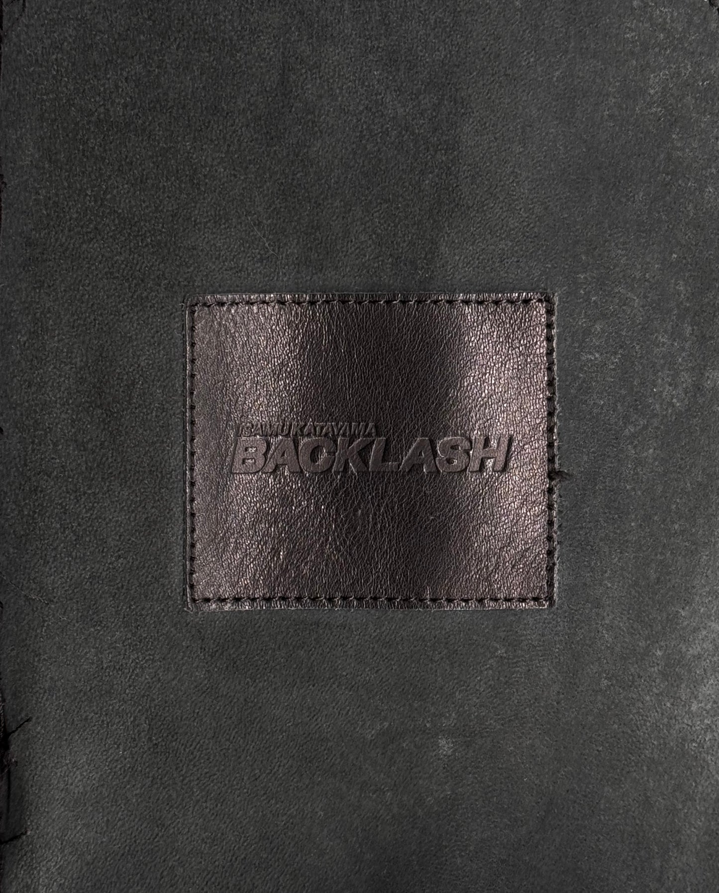 Isamu Katayama “BACKLASH” AW13 Lamb Leather Hooded Moleskin Coat