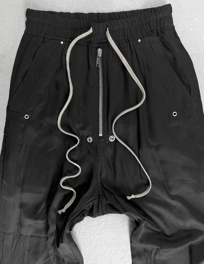Rick Owens SS26 "HOLLYWOOD" Satin Wide Leg ‘Bela’ Pants