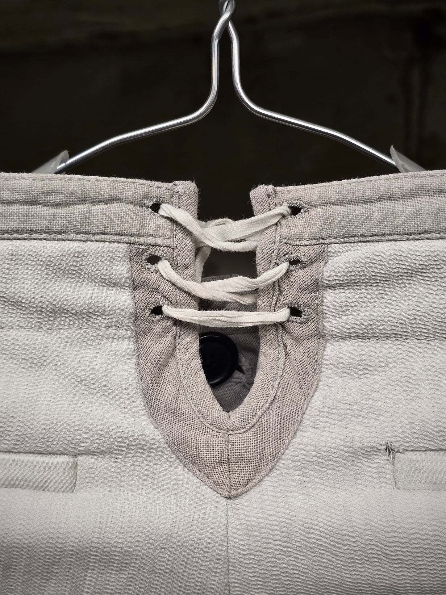 Carol Christian Poell SS02 "Traditional Escape" 'PM/1602MOVE' Corset Back Skinny Trousers