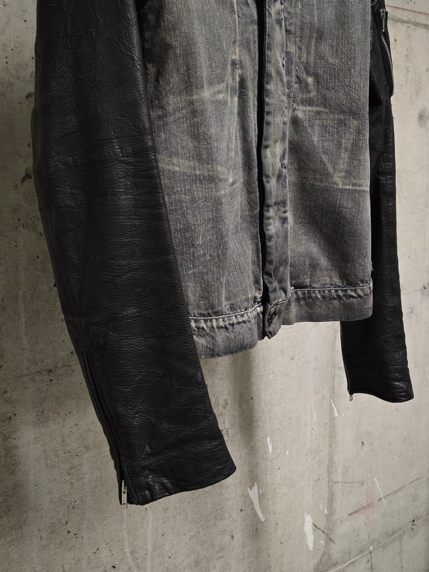 Rick Owens DRKSHDW AW12 "MOUNTAIN" DNA DUST Hybrid Slave Denim Jacket