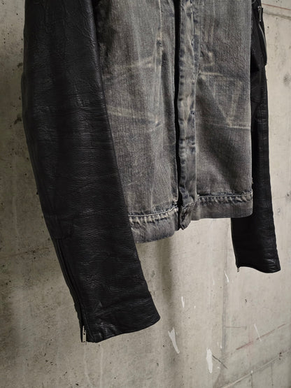 Rick Owens DRKSHDW AW12 "MOUNTAIN" DNA DUST Hybrid Slave Denim Jacket