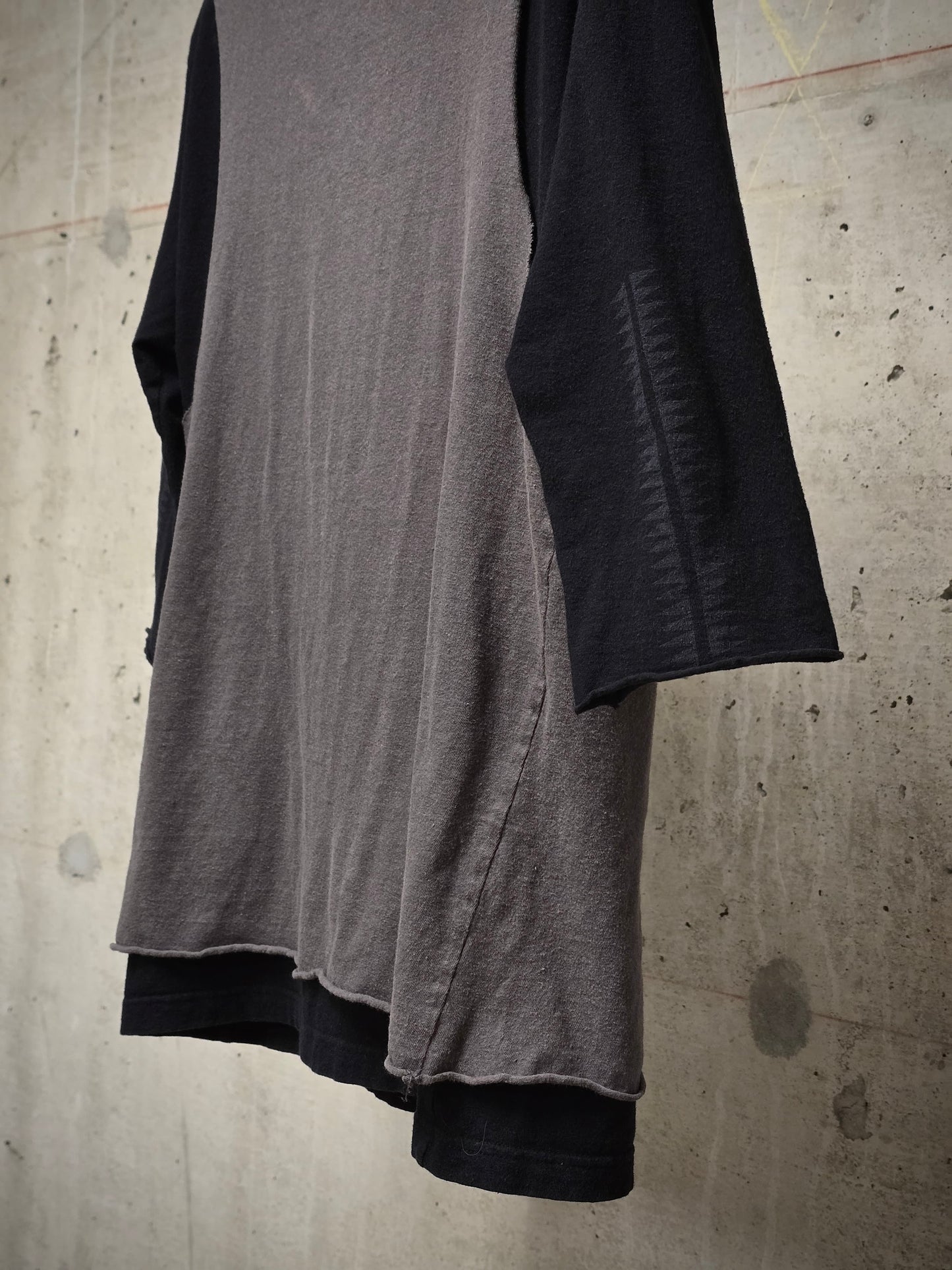 Undercover SS03 "SCAB" Double Layered 3/4 Sleeve T-Shirt