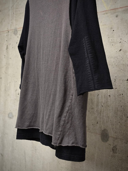 Undercover SS03 "SCAB" Double Layered 3/4 Sleeve T-Shirt
