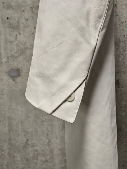 DEEPTI Collection °024-025 Special Order 'LJ-160 RAF-15 Long Leather 2-Button Jacket With Cutaway Detail