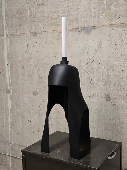 Rick Owens AW22 "STROBE" Black 'HEDJET' Helmet Lamp
