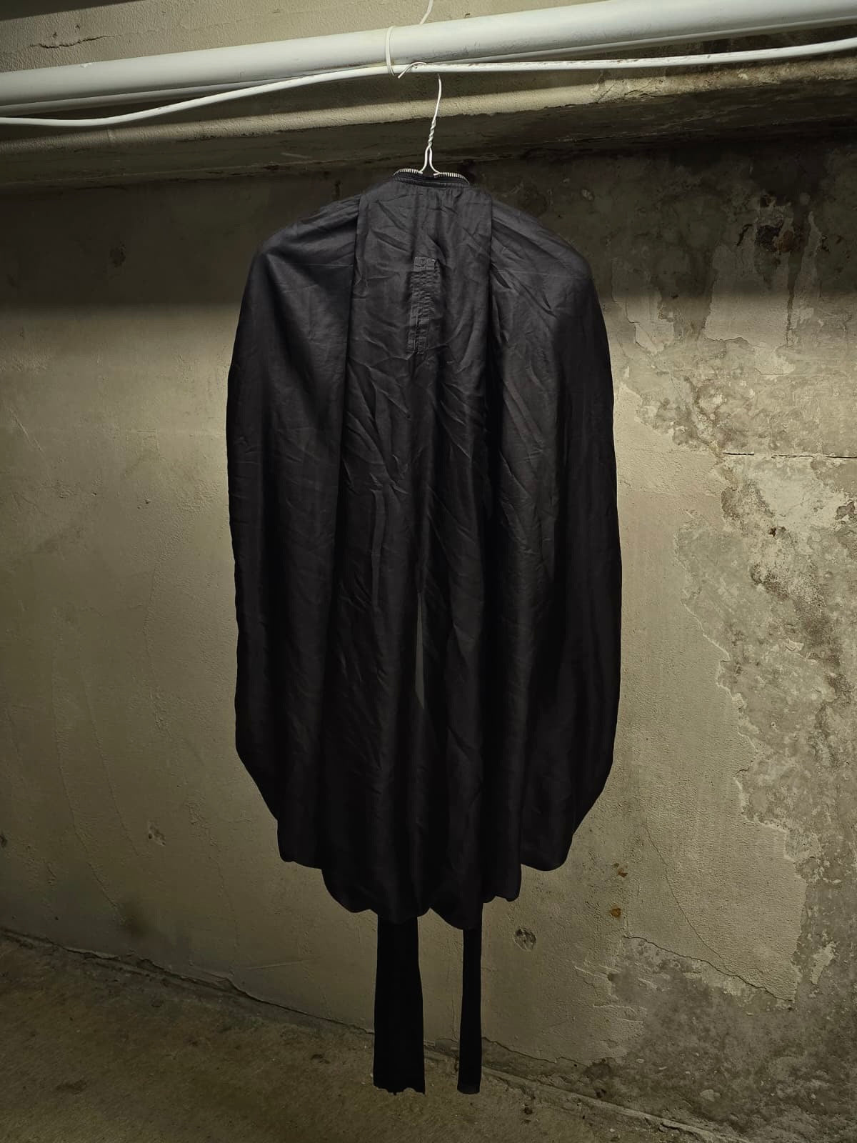 Rick Owens SS24 "LIDO" Silk Bubble Batwing Flight Bomber Jacket