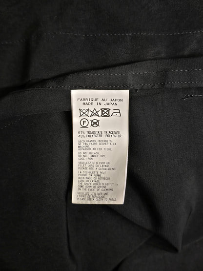 Yohji Yamamoto POUR HOMME SS24 Triacetate Poly Tuxedo Oversized Long Coat