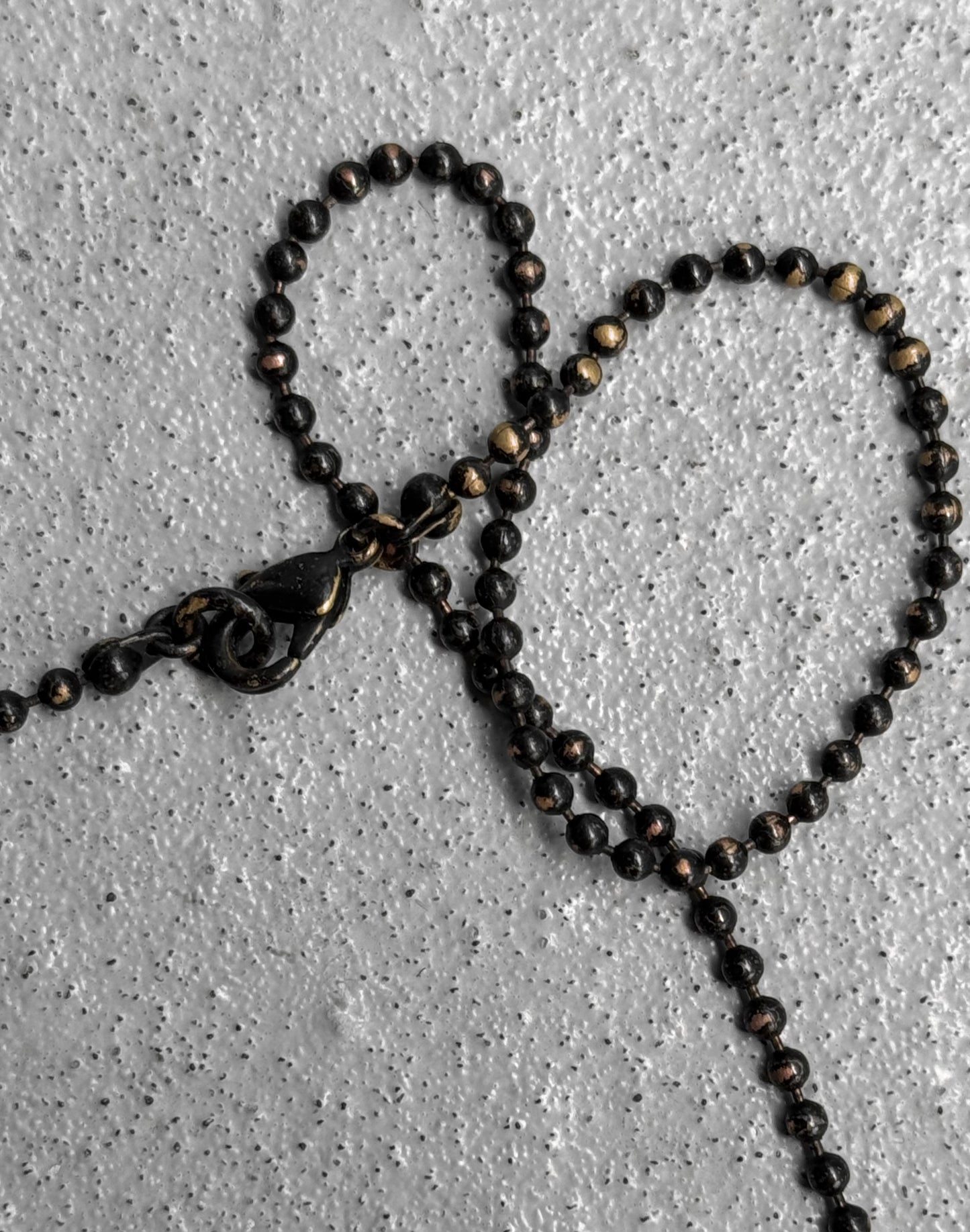 Number (N)ine SS06 “Welcome To The Shadow” Multi-skulls Brass Necklace