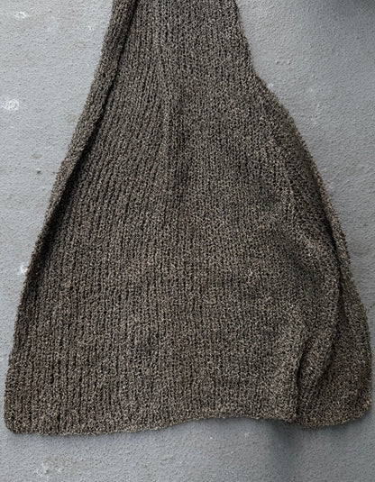 DEEPTI Collection °014-015 ‘K-008 999-999’ Real Silver Hand-knitted Scarf