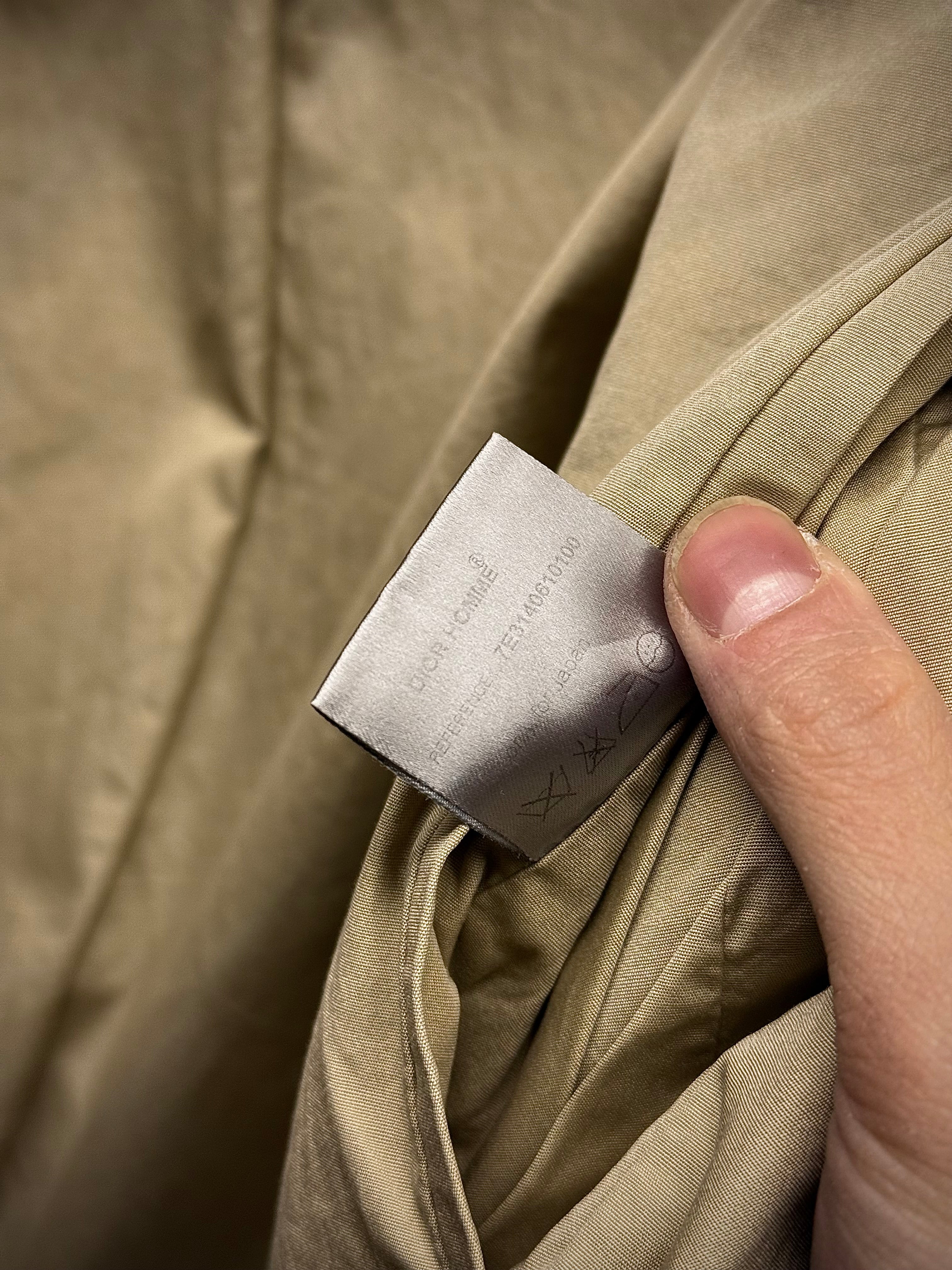 Dior Homme SS07 Hedi Slimane Beige Multi Zip Jacket – DRIEW
