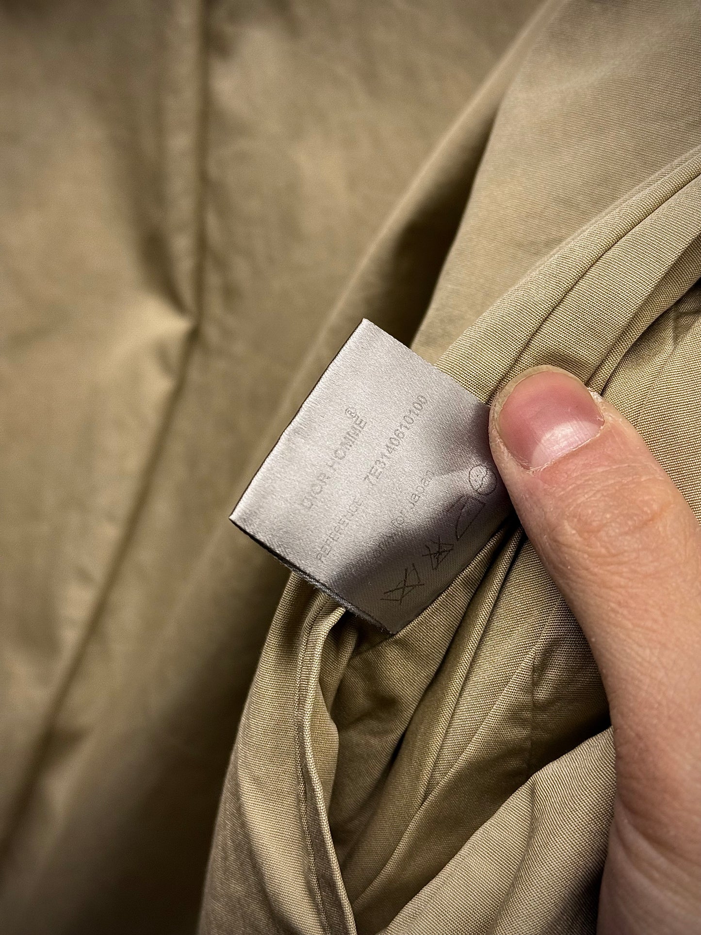 DIOR HOMME by Hedi Slimane SS07 “We Look Good Together”Beige Multi Zip Cropped Jacket
