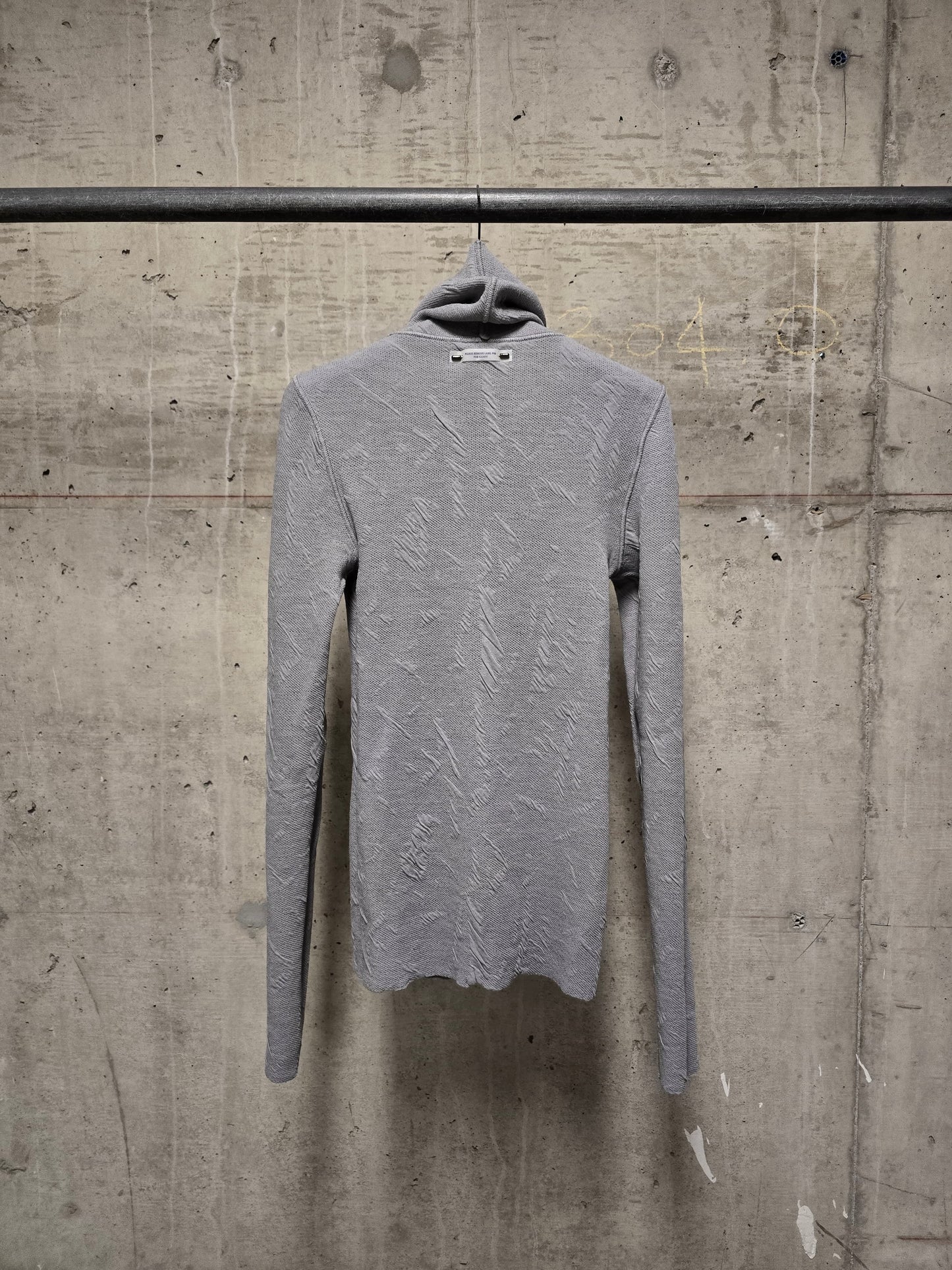 DEEPTI Collection °016-017 'K-075 RIFT-35/33 Reversible Knitted Longsleeve High Neck