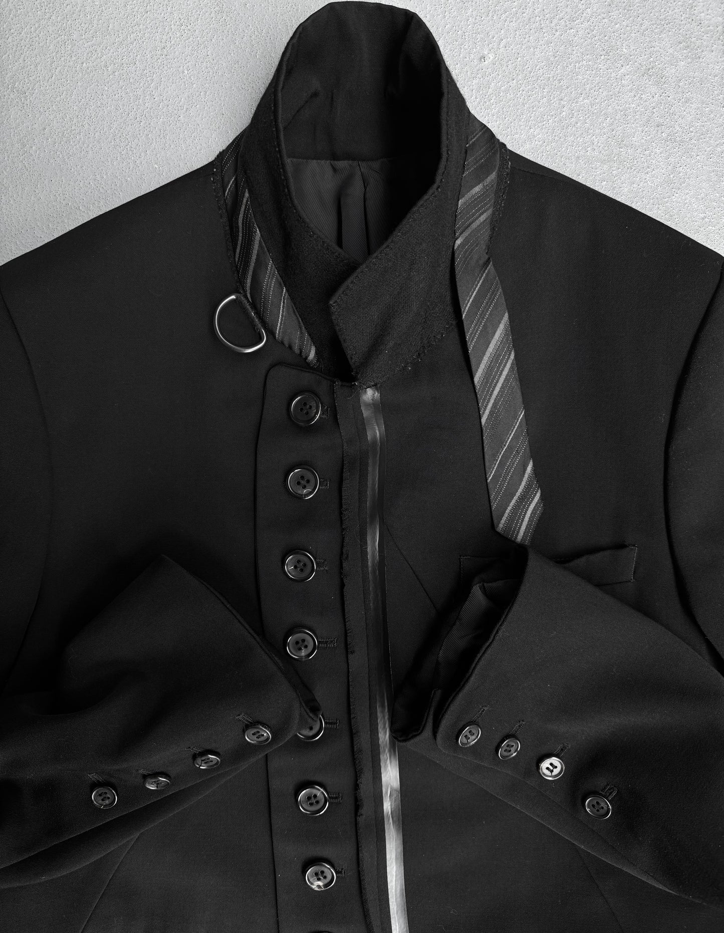 UNDERCOVER AW06-07 “but beautiful: GURU GURU” Asymmetrical Tuxedo Jacket