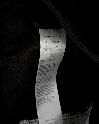 Rick Owens AW24 "PORTERVILLE" Geth Wide Leg Moleskin Denim