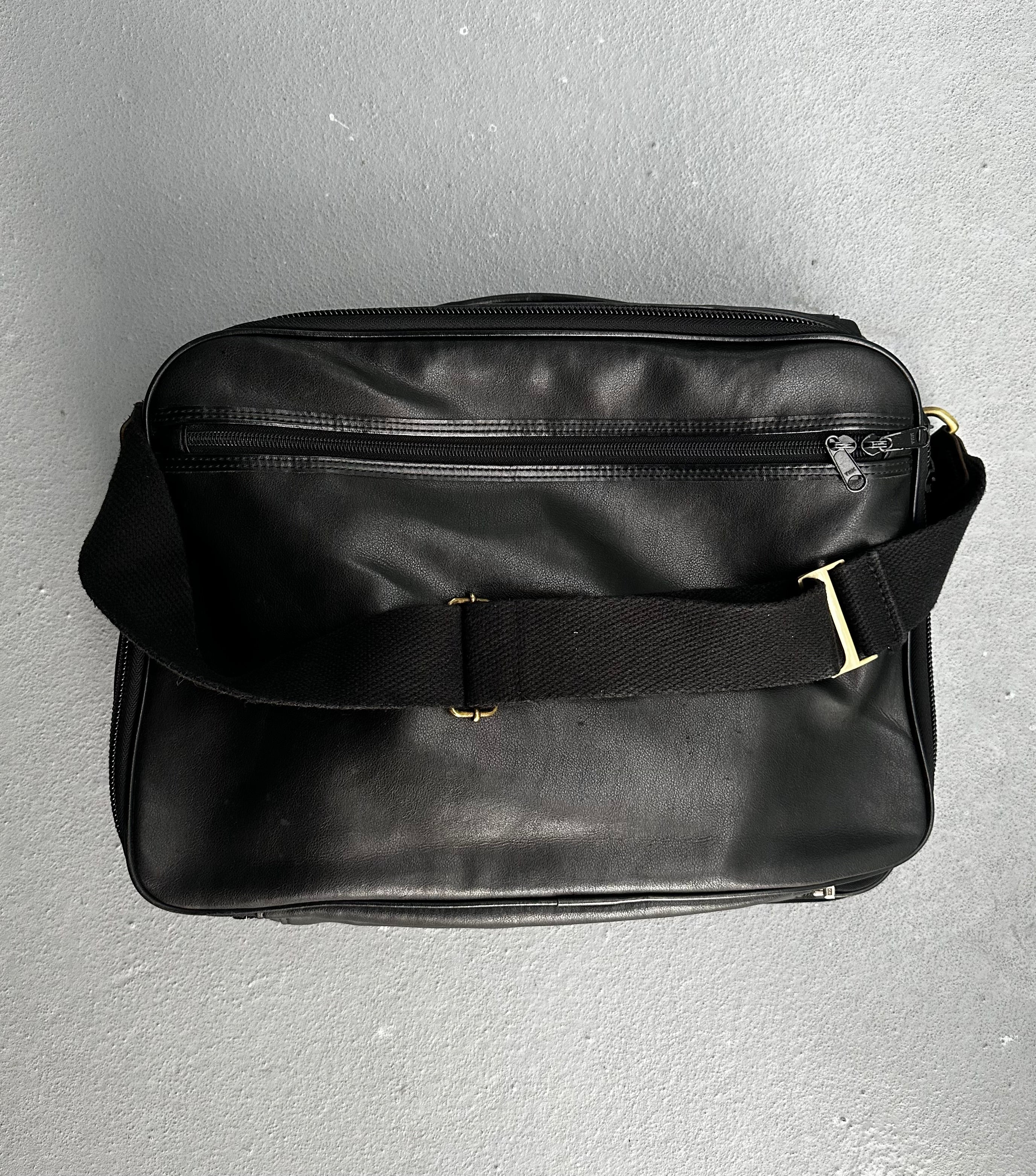 Yohji Yamamoto Y’saccs Leather BAG Y'Saccs Yohji Yamamoto Leather Strapped Flap Bag – Vertical Rags