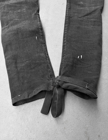 Boris Bidjan Saberi AW21 ‘P13-HS-TF FKU10001’ Dark Grey Stone Dyed Hand Stitch Denim