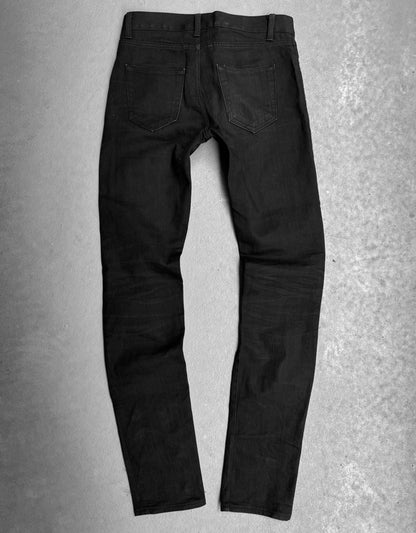 Saint Laurent Paris SS15 Black Skinny Bootcut Denim
