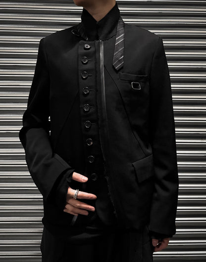 UNDERCOVER AW06-07 “but beautiful: GURU GURU” Asymmetrical Tuxedo Jacket