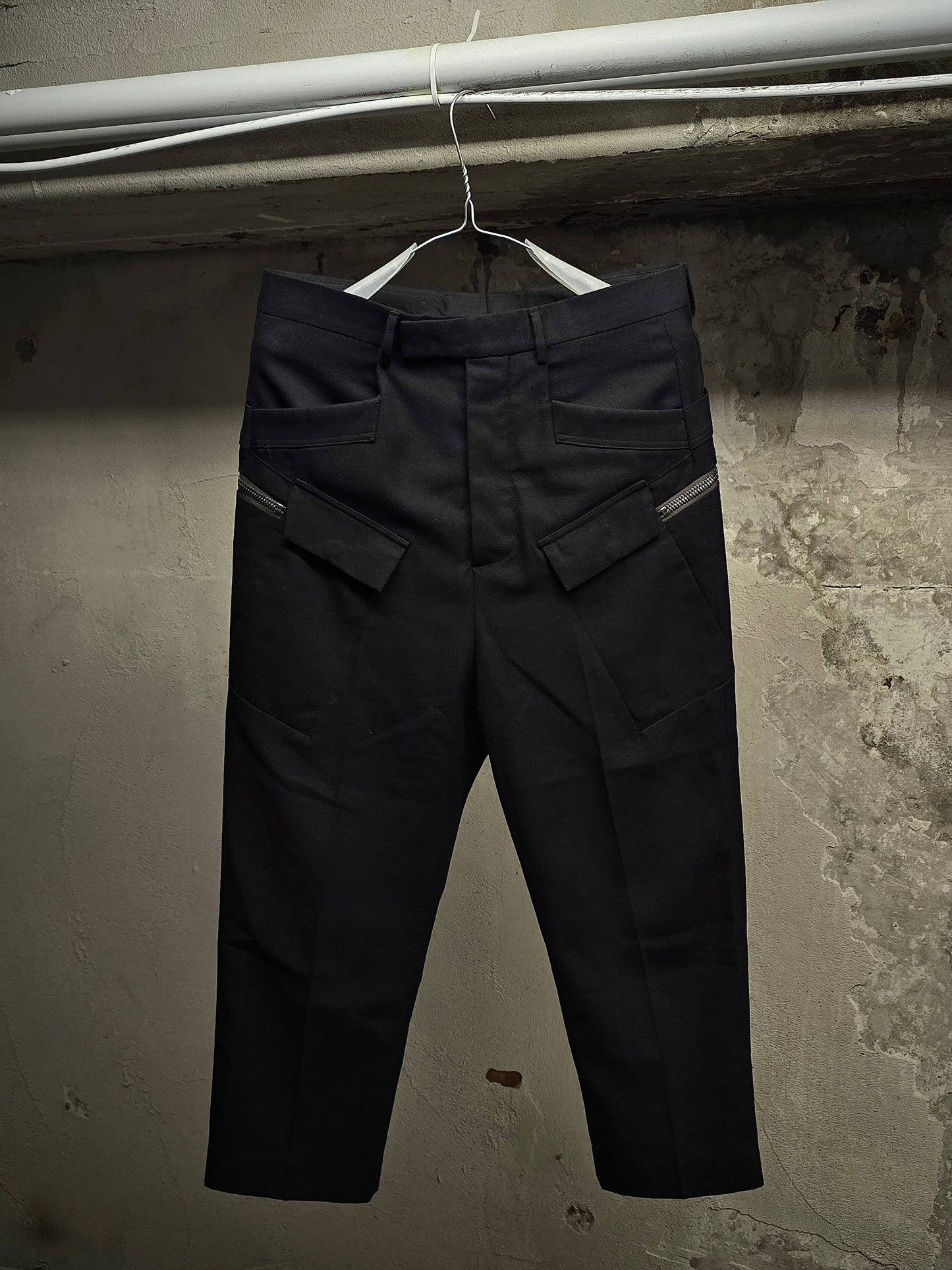 Rick Owens AW21 "GETHSEMANE" Astaires Cropped Security Pocket Pants