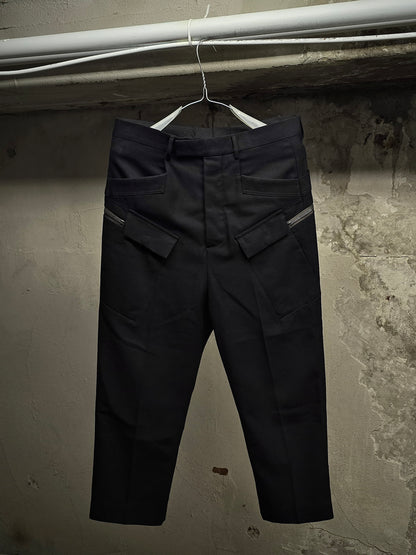 Rick Owens AW21 "GETHSEMANE" Astaires Cropped Security Pocket Pants