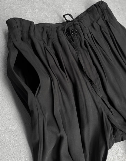 Yohji Yamamoto POUR HOMME SS11 Pleated Drop-crotch Balloon Pants
