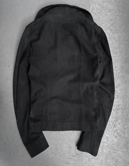 Rick Owens AW15 "SPHINX" Nubuck Lambskin Leather Geo Jacket
