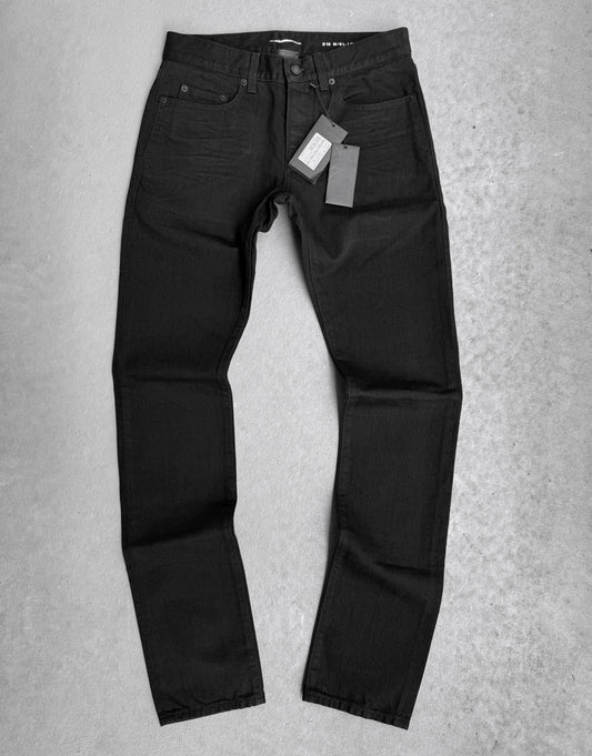 Saint Laurent Paris SS18 ‘D18’ Black Skinny Denim