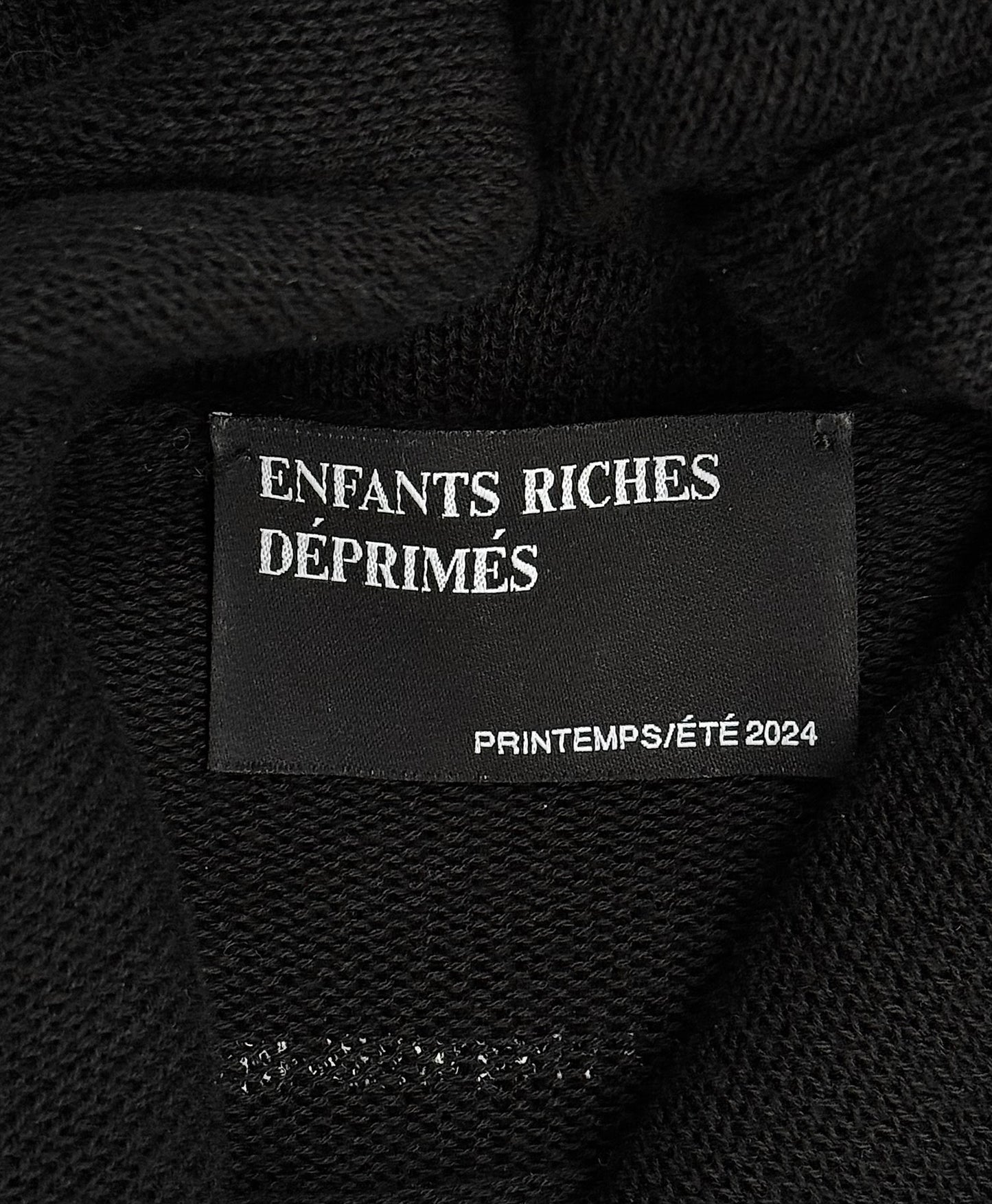 ENFANTS RICHES DÉPRIMÉS SS24 “Void” Graphic Knitted T-shirt