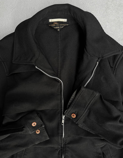 COMME des GARÇONS HOMME PLUS SS19 Garment-dyed Multi Panel Trucker Jacket