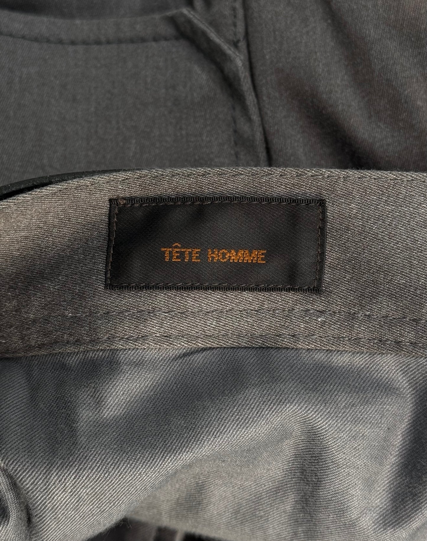 TÊTE HOMME Early 00s Bootcut Horse-bit Cargos Pocket Pants