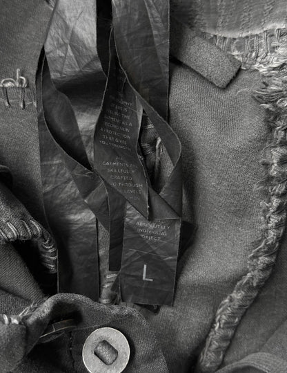 Boris Bidjan Saberi AW21 ‘P13-HS-TF FKU10001’ Dark Grey Stone Dyed Hand Stitch Denim