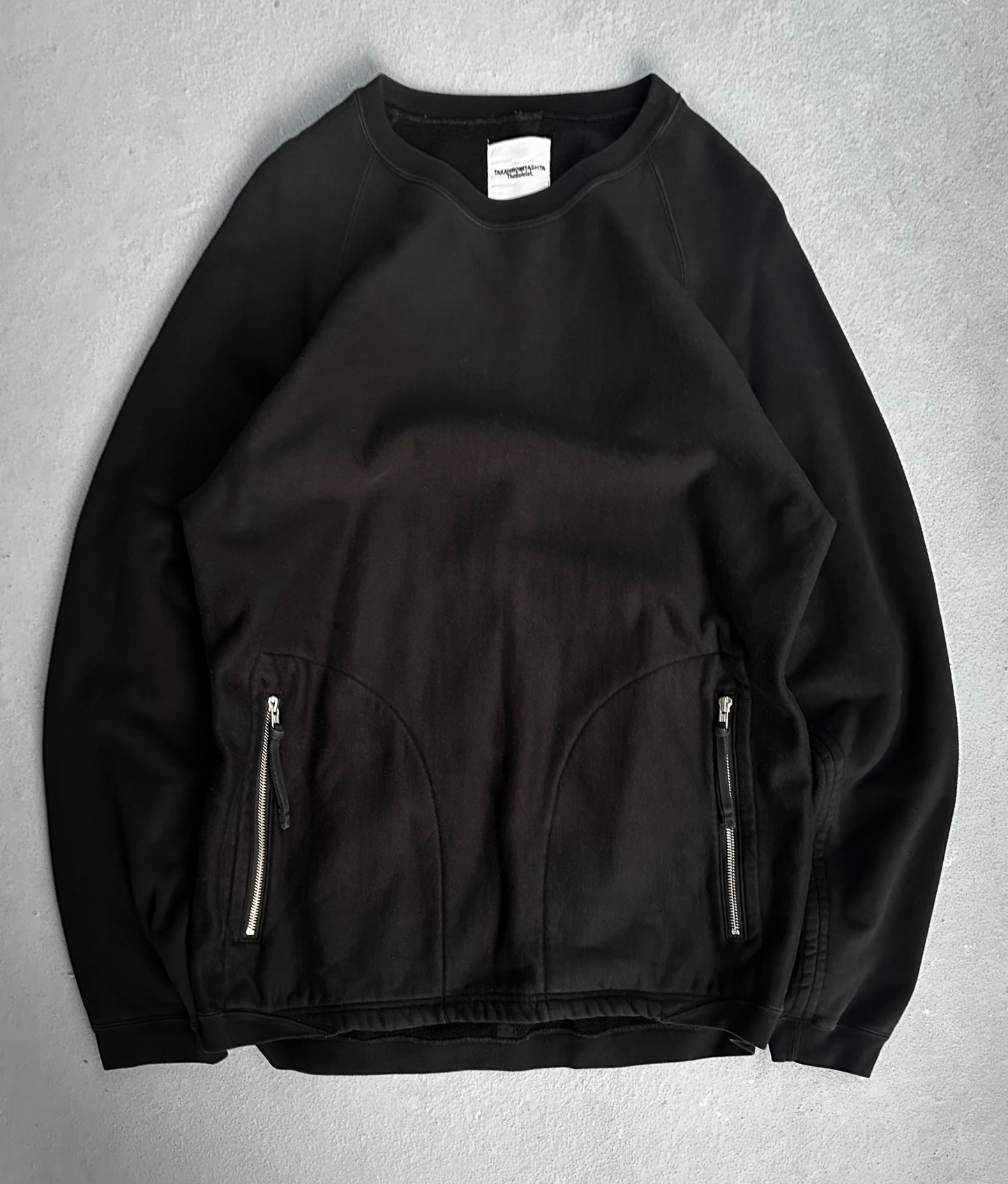 TakahiroMiyashita TheSoloist. AW17 Zip Pockets Crewneck