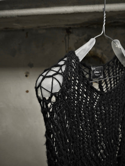 Number (N)ine SS04 "DREAM BABY DREAM" Wool Spider Knit Long-sleeves detail | DRIEW GARMENTS