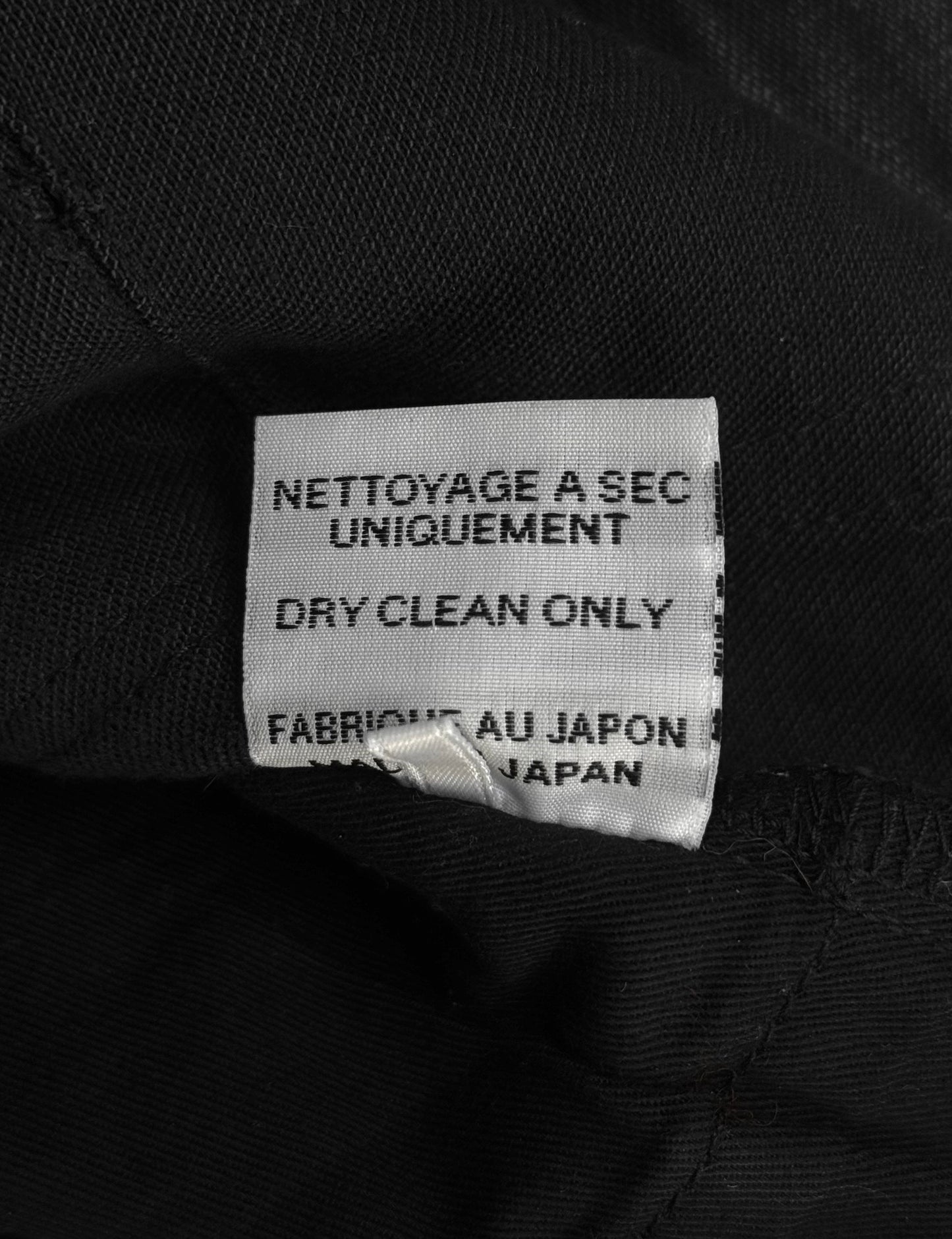 DIOR HOMME Early 00s Polyurethane Wax Coated Denim