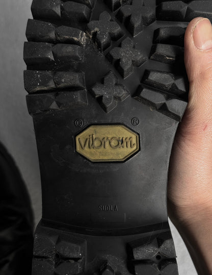 GUIDI '795V' Black Horse Leather Lace-up Boots