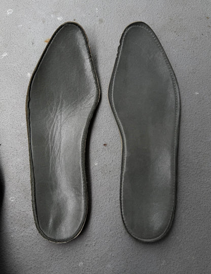 Carol Christian Poell ‘AM/2687P ROOMS-PTC/19’ Kangaroo Leather Titanium Prosthetic Tornado Zip Boots