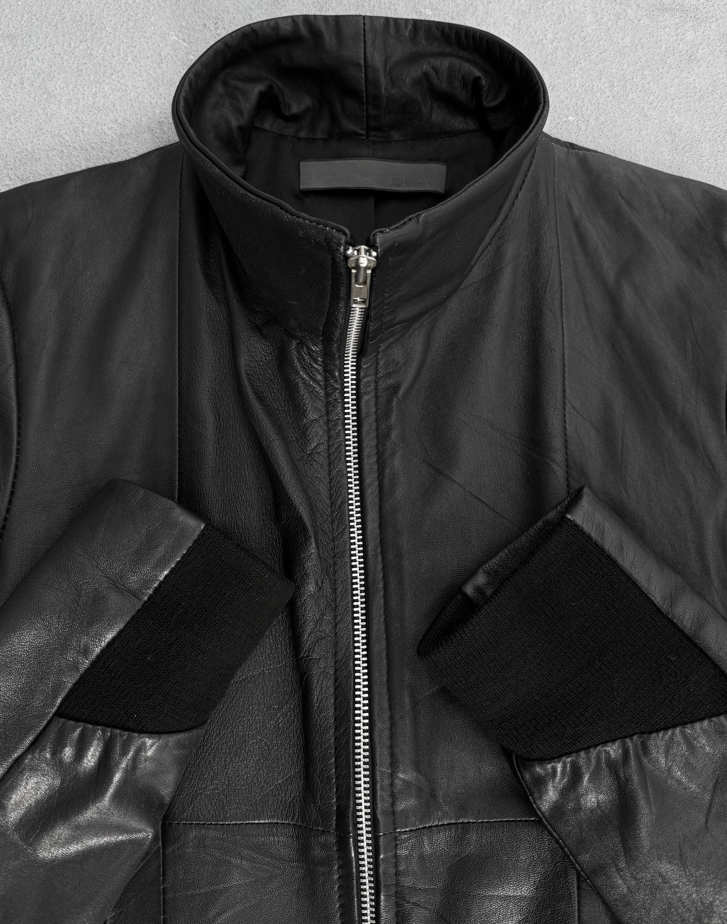 EKAM Early 00s Lambskin Leather Rider Jacket