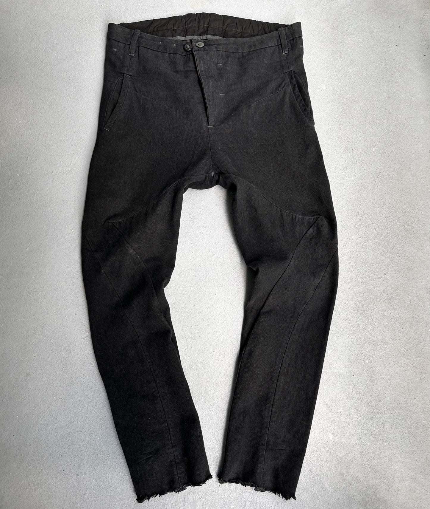 Boris Bidjan Saberi AW13-14 P5-F181 Object Dyed Articulate J-cut Pants