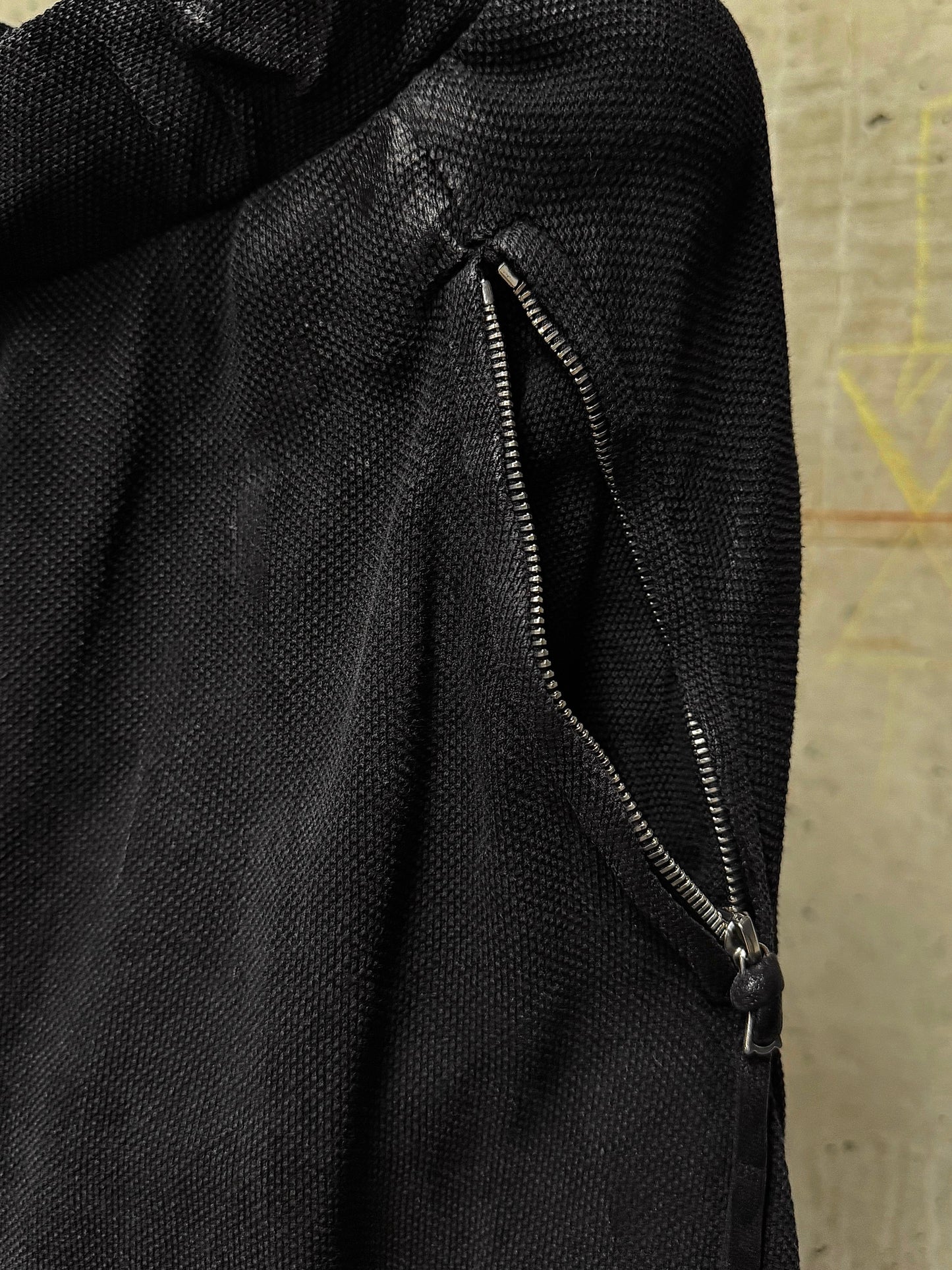 Boris Bidjan Saberi SS17 ‘P15-F0503M’ Object-dyed Vinyl Processed Military Drop-crotch Shorts