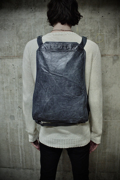 Carol Christian Poell 'VM/2423 ROOMS-PTC/29' Object-dyed Kangaroo Leather Parachute Vest Bag