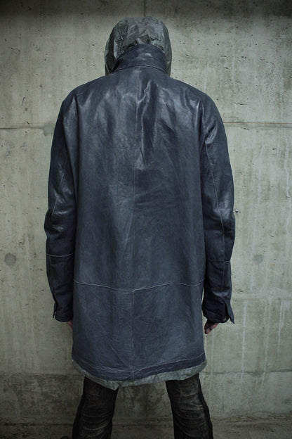 Carol Christian Poell 'LOM/2400 ROOLS-PTC/29' Reversible Object-dyed Kangaroo Leather Parachute Parka Jacket