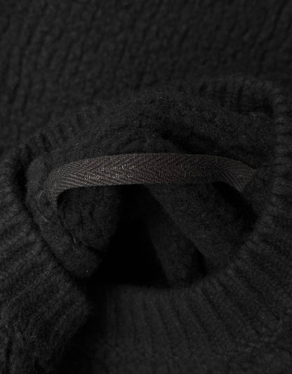 Julius_7 AW19-20 “MMXIX_7 [DIVIDED;]” Asymmetrical Wool Knit Sweater