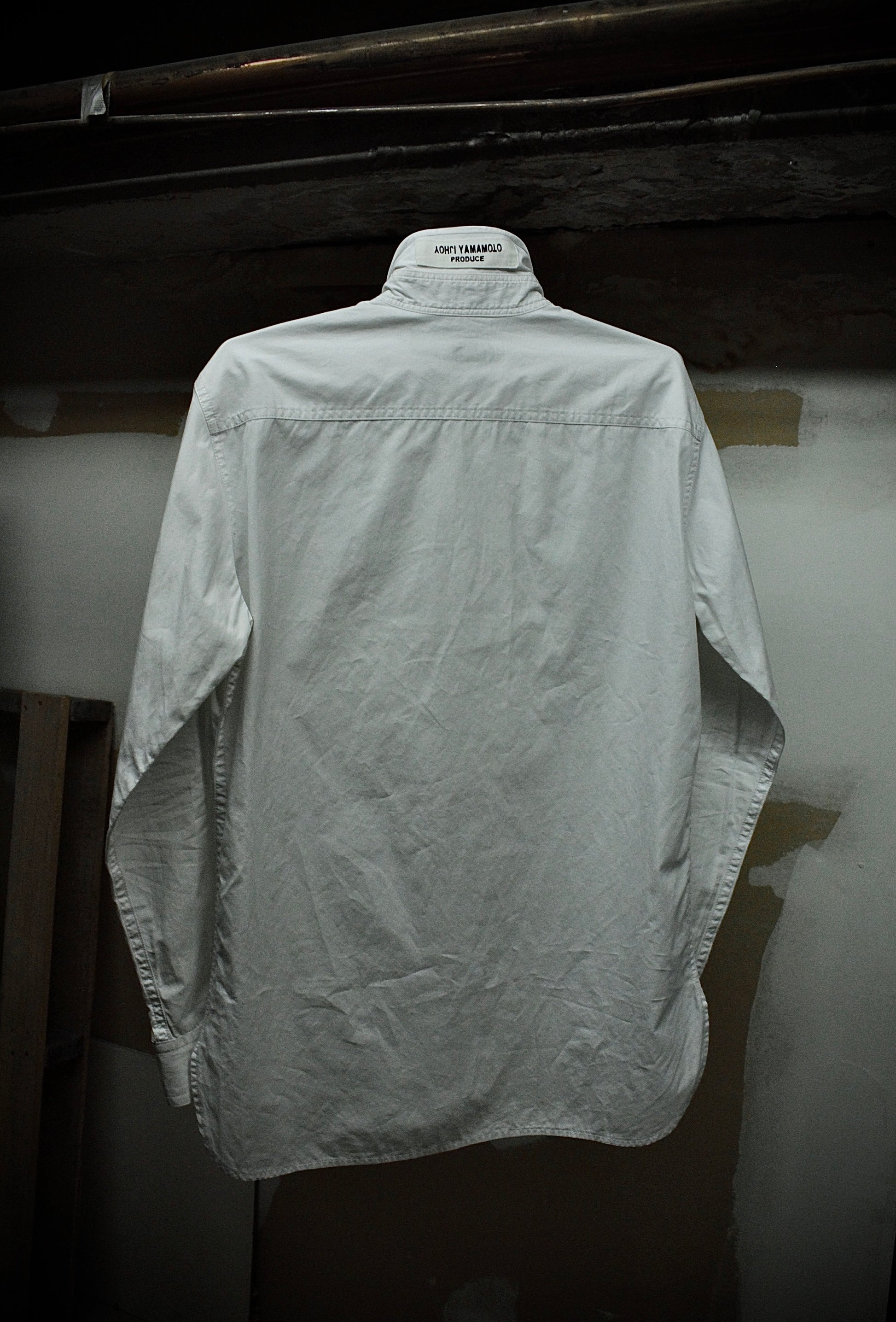 Yohji Yamamoto POUR HOMME AW18 Triple Collar Button-up Shirt detail | DRIEW GARMENTS