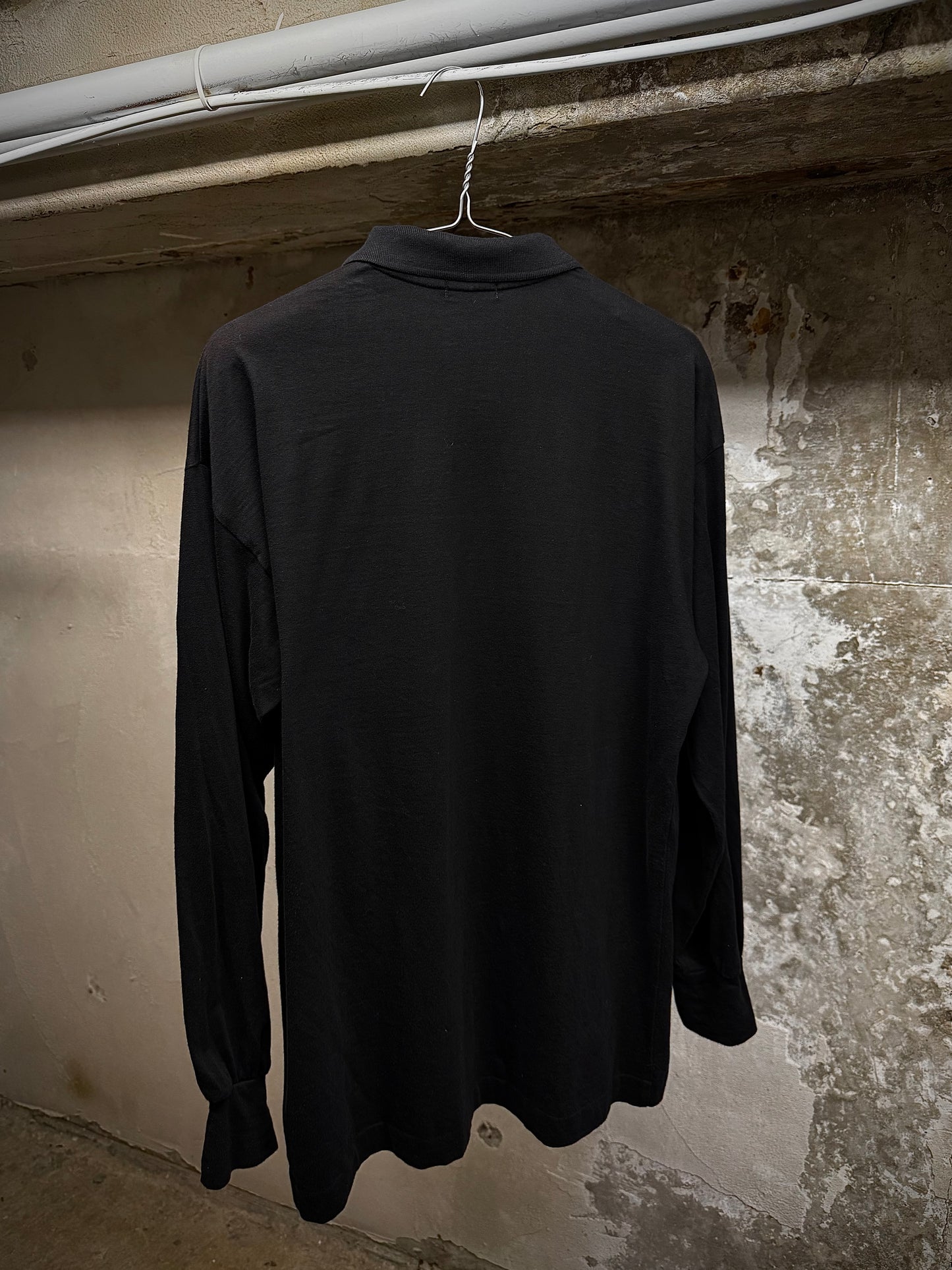 COMME des GARÇONS HOMME AD1988 Long-sleeves Polo Shirt detail | DRIEW GARMENTS