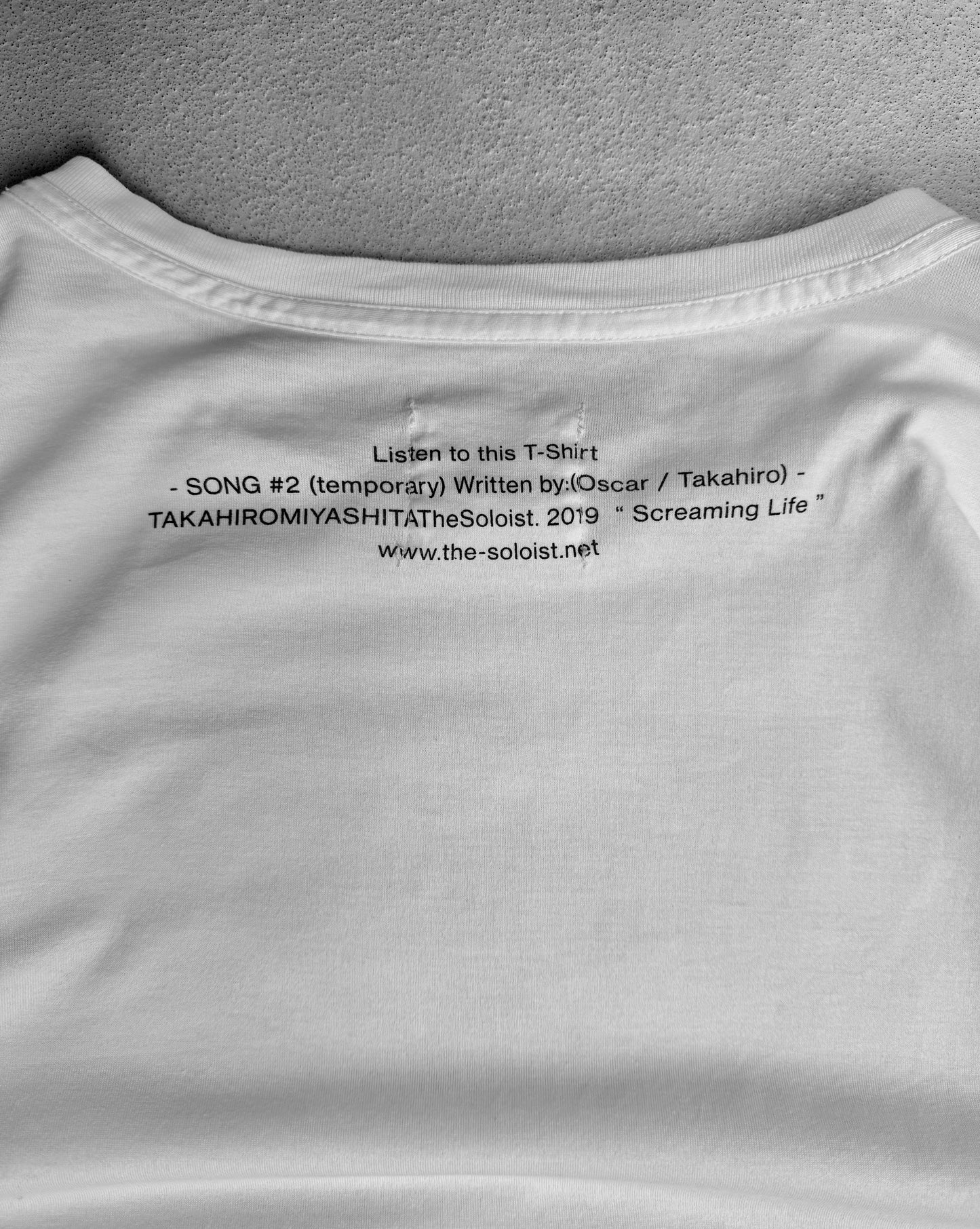 TakahiroMiyashita TheSoloist. SS19 Kurt Cobain Graphic T-shirt