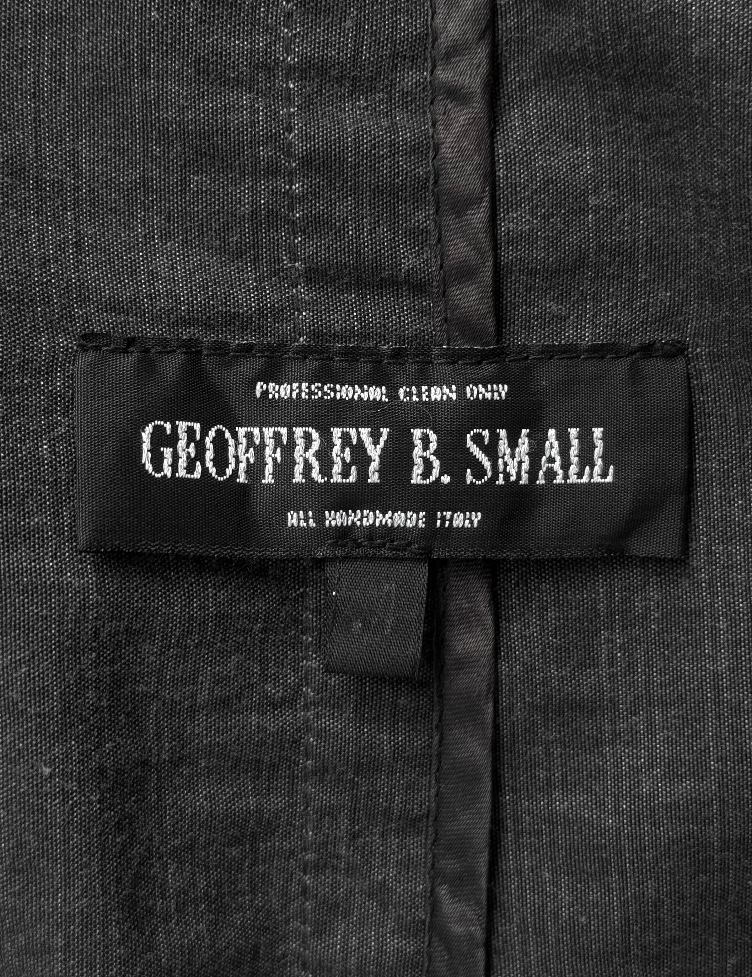 GEOFFREY B.SMALL／Organic Linen Long Coat Geoffrey B Small Handmade Lightweight Linen Long Jacket in