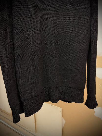 Carol Christian Poell ‘KM/2629-IN PENTASIR/10’ Seamless Round Neck Wool Knitted Sweater detail | DRIEW GARMENTS