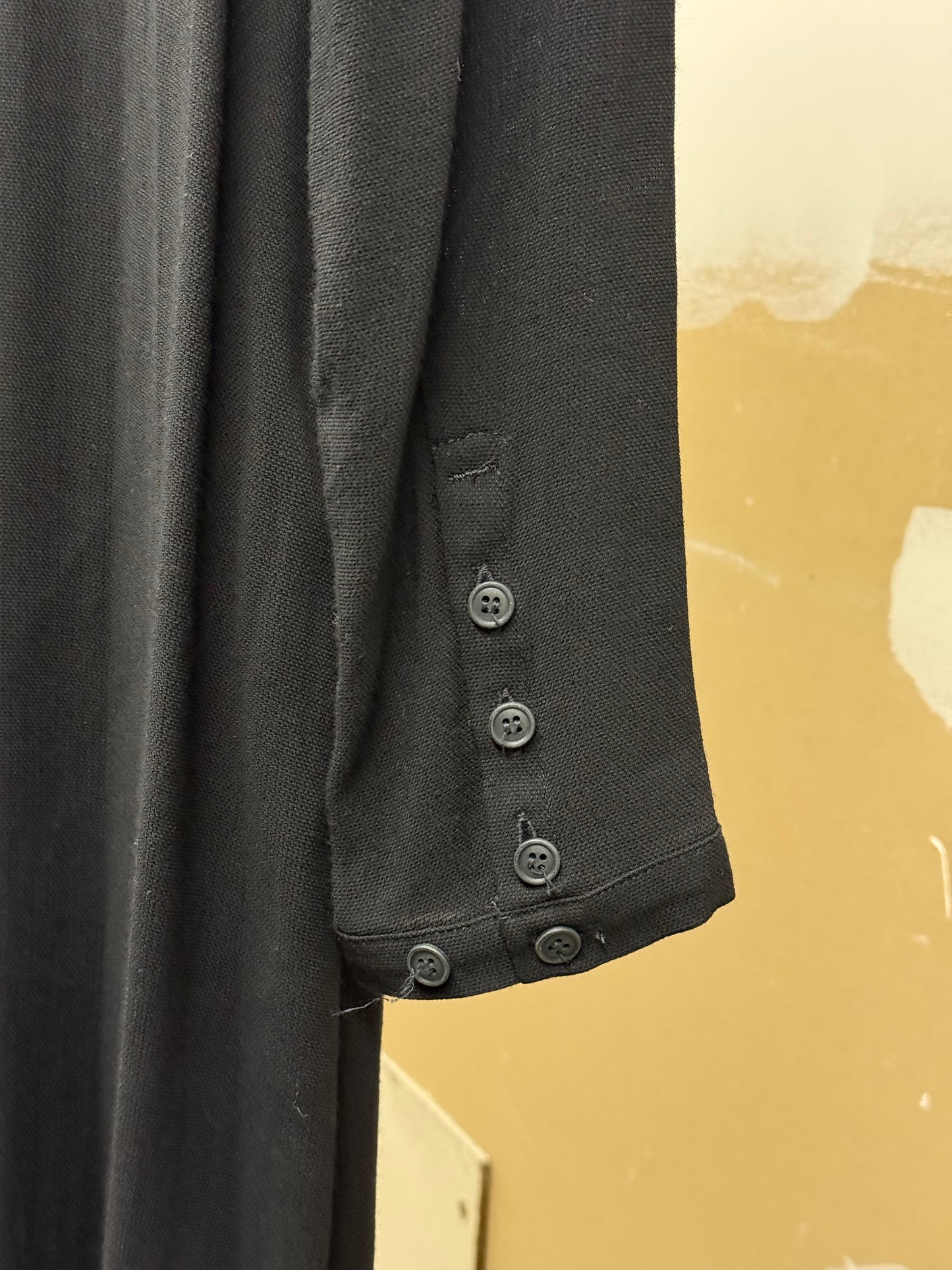 PAL OFFNER Frayed Edge Patchwork Light Coat detail | DRIEW GARMENTS